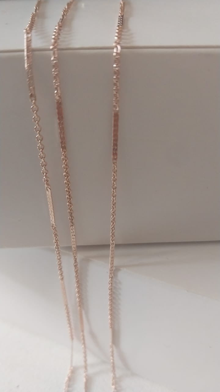 Juanita 14ct rose gold chain