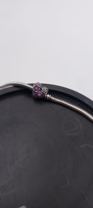 Purple flower heart