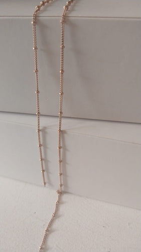 Amor 14ct rose gold filled chain