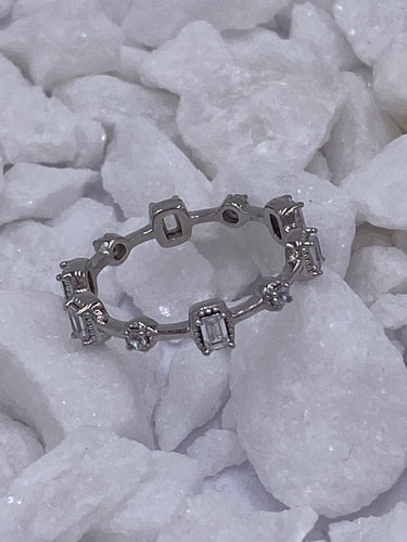 Stacking CZ Ring