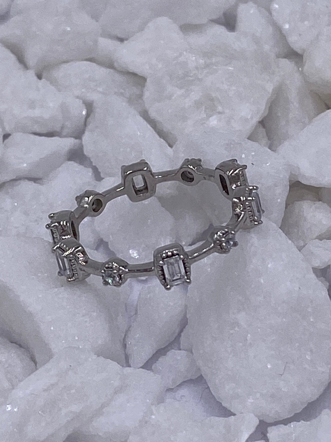 Stacking CZ Ring